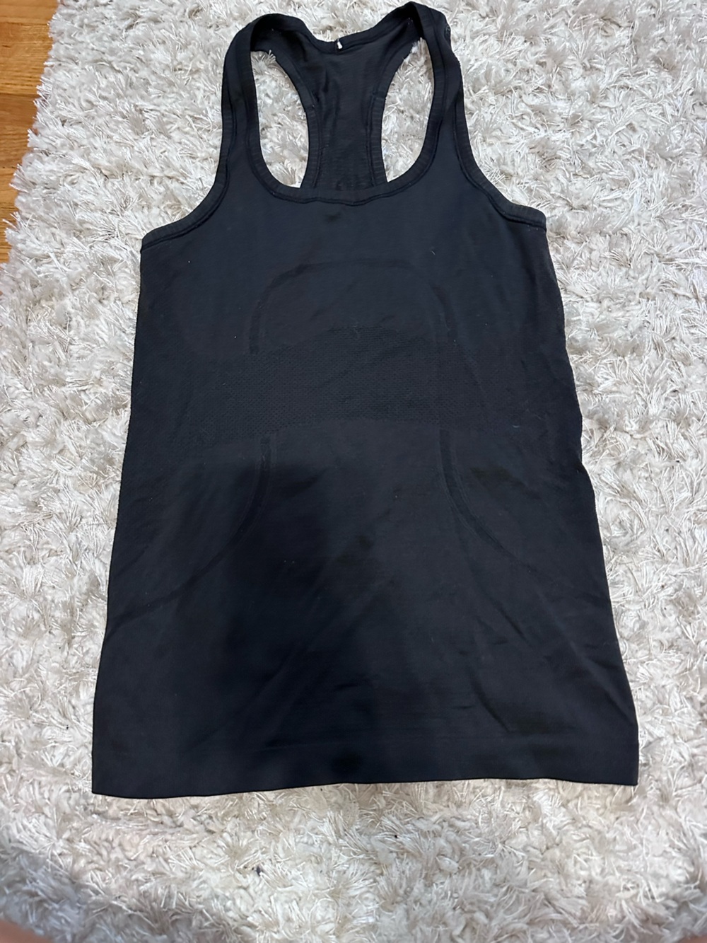lululemon athletica Black Racerback Tank Top